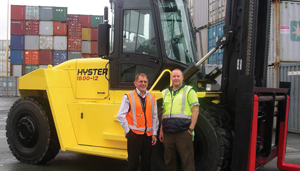 Gough supplied a new compact 18-tonne capacity Hyster machine with a special factory carriage unique to Port Nelson's requirements.