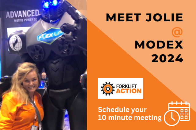 Forkliftaction's Jolie is going to MODEX 2024
