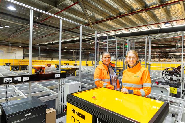 The robots have individual names for ease of identification
