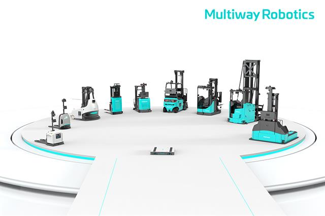 Multiway Robotics AGV Forklifts for intralogistics automation