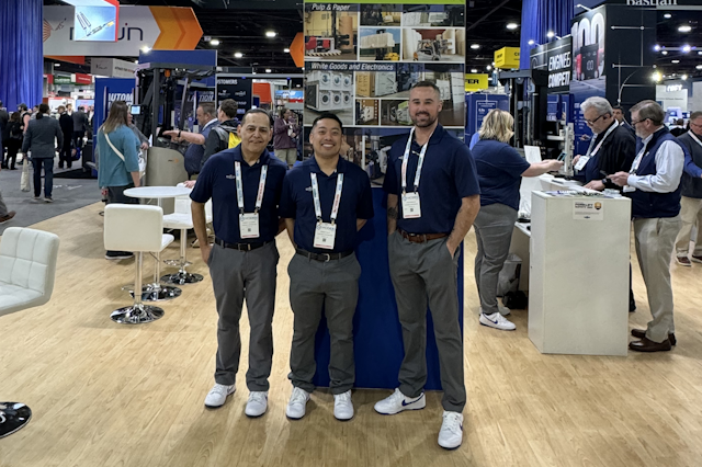Cascade corporation showing off their smart attachments at modex 2024