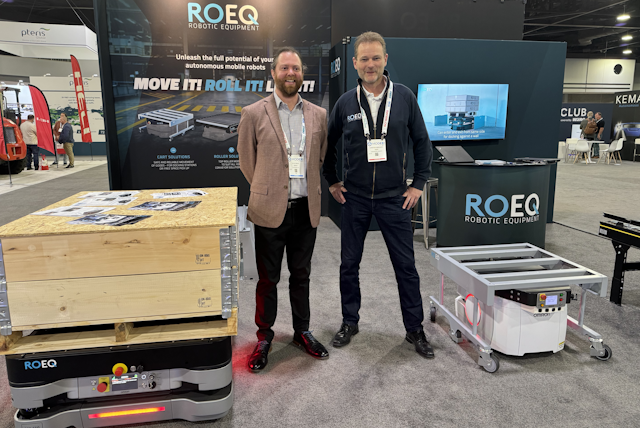 OMRON & ROEQ robotic equipment at modex 2024