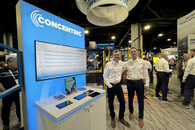 It's day 2 and Ryan and Adam from Concentric can't wait to talk about their superior forklift and critical power systems.