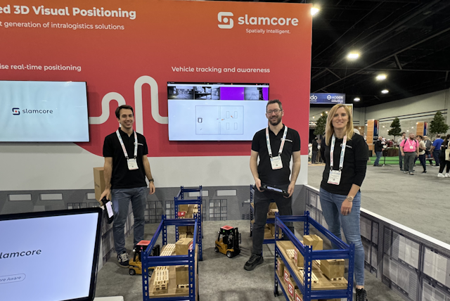 Slamcore Aware real-time location system at modex