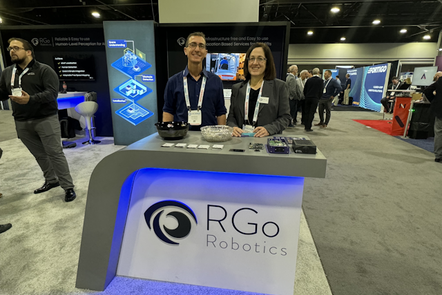 RGo Robotics are spotlighting their artificial perception technology to the crowds at MODEX.