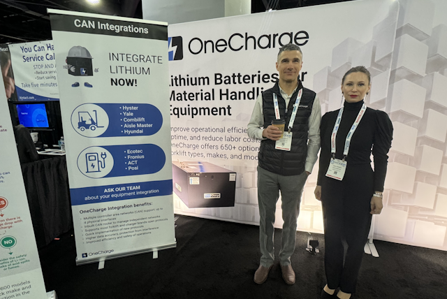 Maxim and Yana at OneCharge showcase their lithium ion options