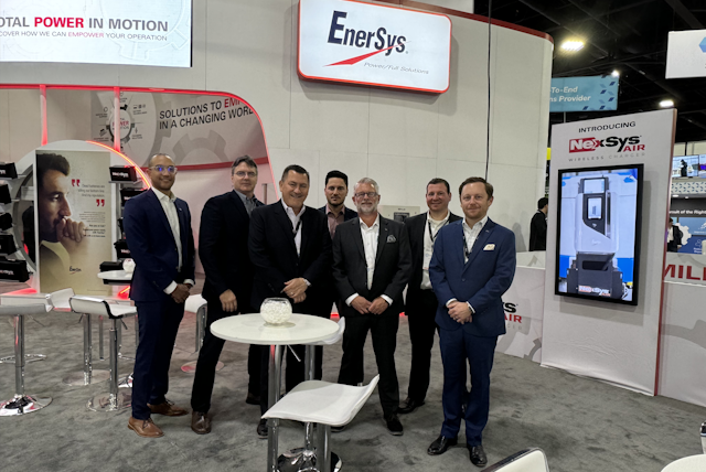 Enersys are at MODEX to spotlight their substantial battery and charger portfolio.