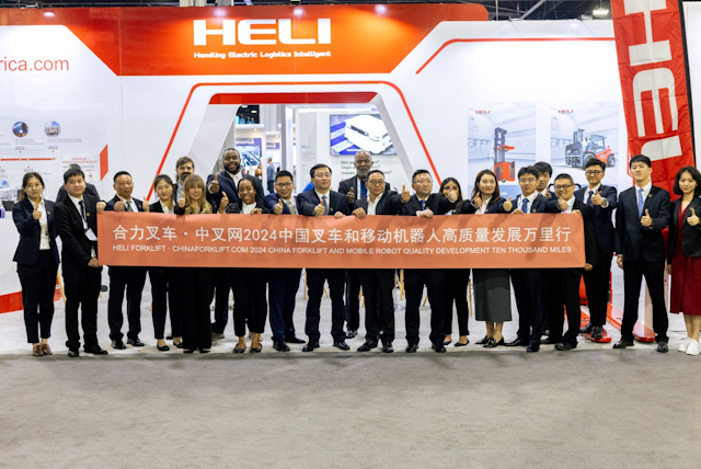 The HELI brand was represented by Heli America Inc. at MODEX