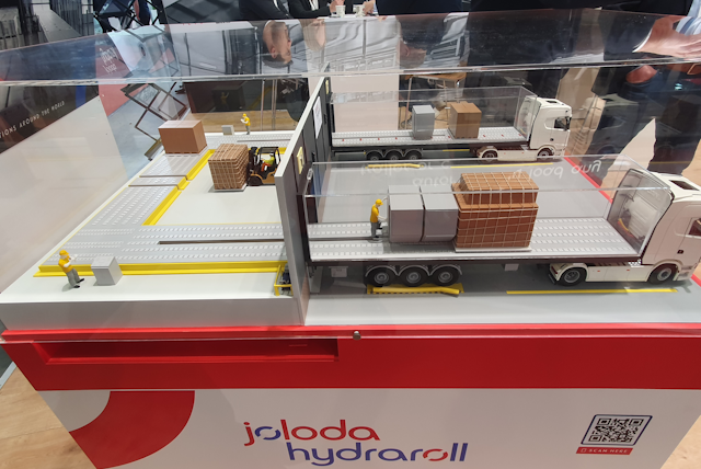Joloda Hydraroll demonstrates their smart Moving Floor Conveyor System