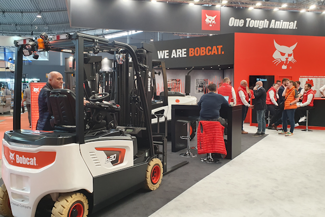 Bobcat looking smart after their recent rebrand.