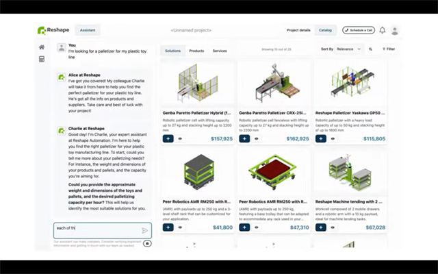 The Reshape platform has turnkey and customisable solutions