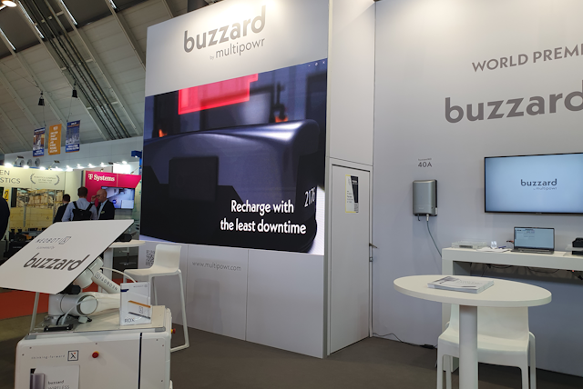 The world premiere of Multipowr's latest product the buzzard80, a new wireless charging solution.
