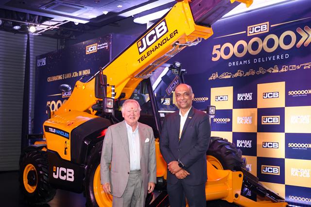 JCB India celebrates 500,000th machine
