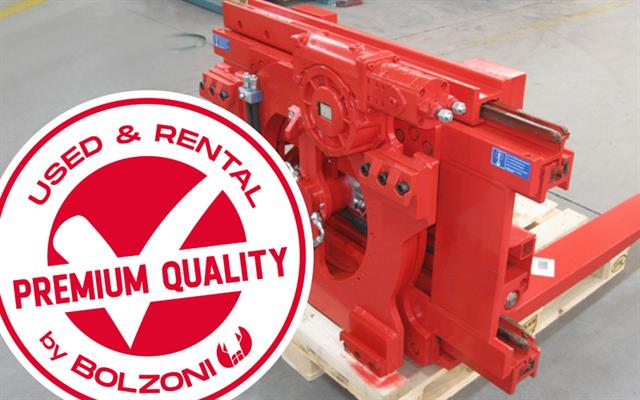 The reconditioned attachments follow a strict multi-phase process to fit in the quality standards that characterize Bolzoni Group products.