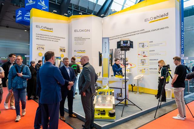 Elokon displayed its products at Logimat in Stuttgart in March