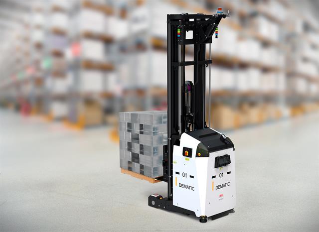 Dematic's freezer-rated automated guided vehicles were designed and built in Australia.