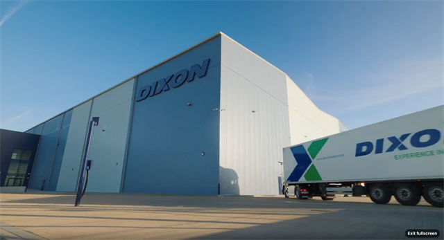 Dixon International opens automated pallet warehouse