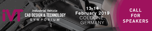 Industrial Vehicle Cab Design & Technology Symposium 2019