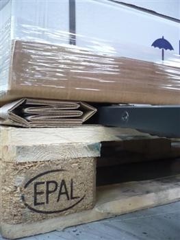 SCA Packaging Nederland BV and MSE-Forks have developed a European-patented cardboard pallet.