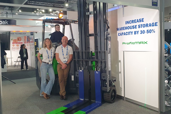 Lisa and Darrin Pride and daughter Olivia are at CeMAT