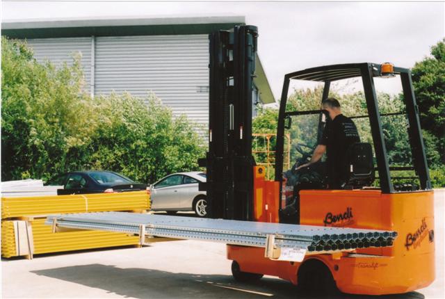 A Bendi forklift