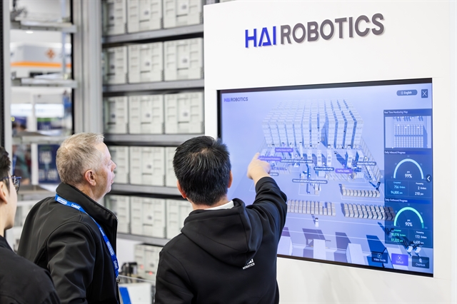 Hai Robotics showcased a range of innovative robotic solutions