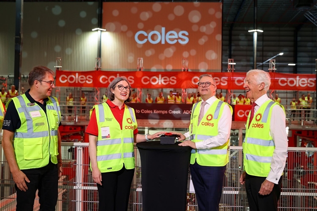 Coles opens automated DC in Sydney