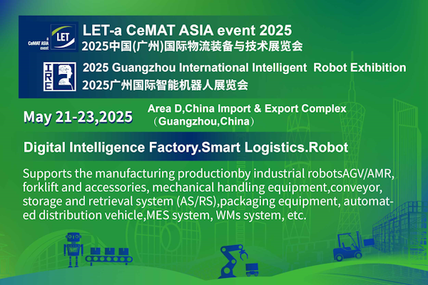 Successfully held since 2010, LET-a CeMAT ASIA Event, is a leading trade show for logistics equipment and technology.