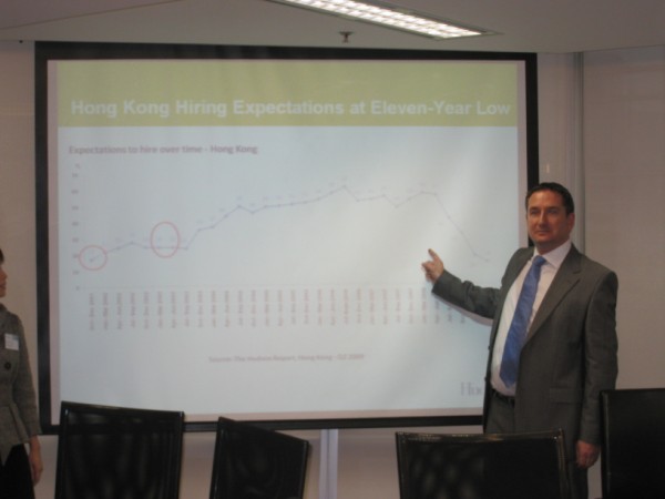Mark Carriban, Hudson's managing director for Asia: