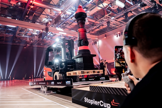 The world first StaplerCup forklift championships have been held