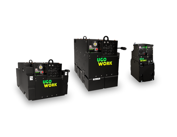 UgoWork's product lineup with adapting counterweight to fit all forklift size and minimum weight requirements