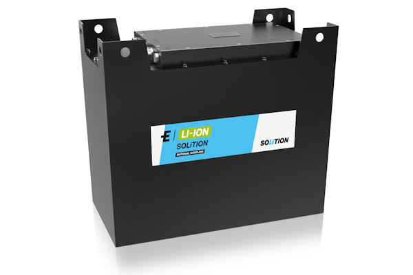 Exide's advanced lithium iron phosphate battery for material handling fleets.