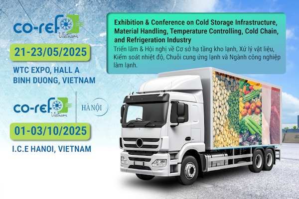 Event showcasing the latest products, solutions, and technologies in cold storage, refrigeration, ripening chambers, reefer transport, tracking & IoT, packaging, cold storage infrastructure, cold logistics, and cold chain.