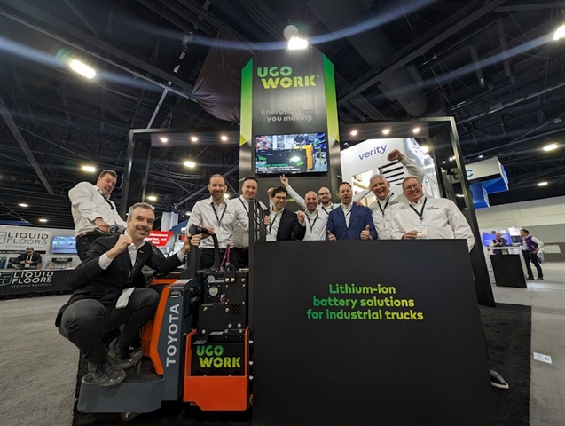 UgoWork staff members at the MODEX 2024 trade show in Atlanta