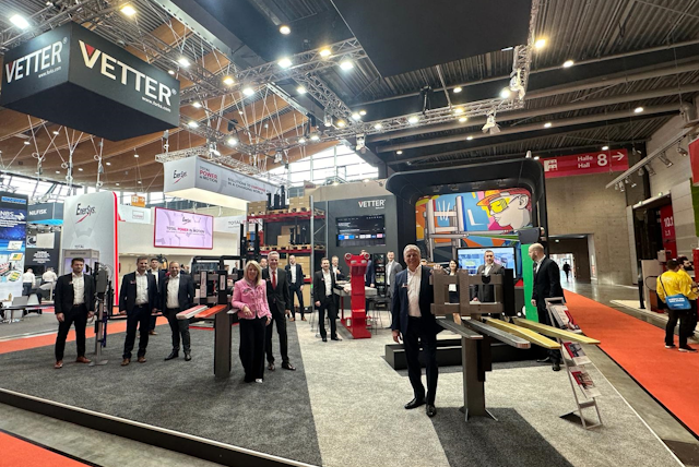 Visitors were able to check out their smart and intelligent fork solutions at the Vetter stand.