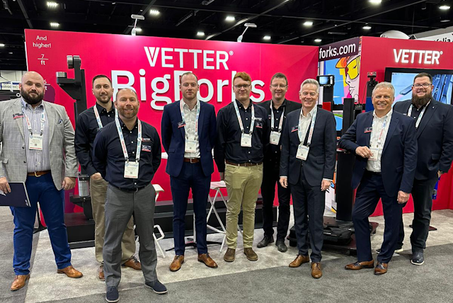The VETTER team are ready to show off their smart attachments at MODEX 2024