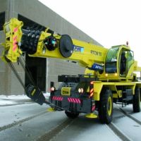 TCM's new rough terrain crane.