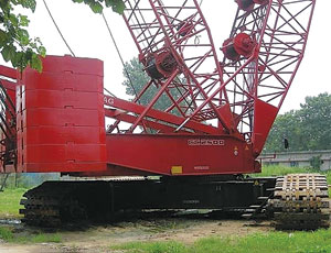 Fake cranes found in China