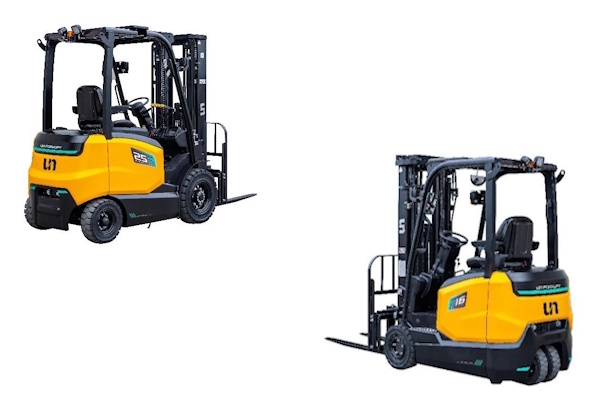UN Forklifts FE Series 4-Wheel & 3-Wheel Electric Forklifts