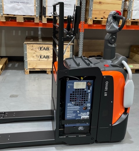 Toyota delivers modified pallet stacker