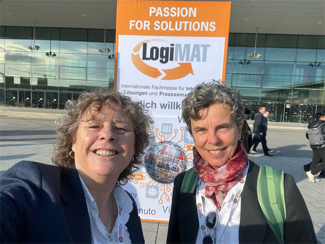 Ann and Angie get ready to take on LogiMAT