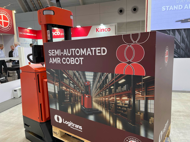Say hello to the brand new #LogiRobot from the team at Logitrans. It's a Semi-automated AMR Cobot.