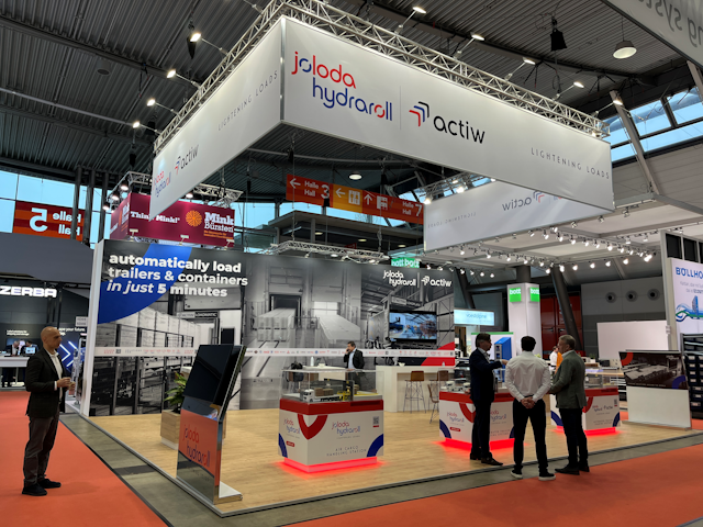 With the final touches made to their exhibit the team at Joloda Hydraroll is ready to talk loading automation when their first visitors for LogiMAT 2025 arrive.