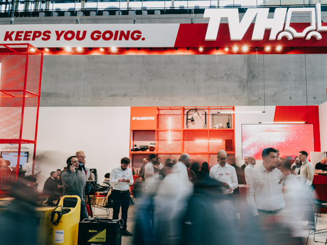 TVH enjoys a big turnout at their LogiMAT 2025 stand.