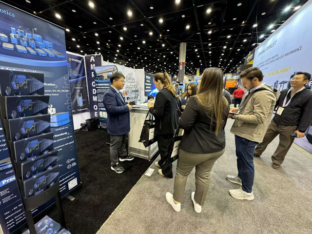 Promat 2025 is off to a solid start for Wellwit Robotics as CEO Henry Peng talks to visitors about the company's AMR and AGV solutions.
