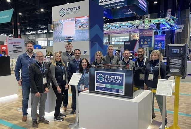 Stryten introduces lithium batteries at ProMat 2025