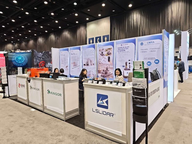 LSLiDAR is all set for a successful ProMat 2025. The team are on hand to  take visitors through the possibilities that LiDAR technology brings to robotics and warehouse logistics.