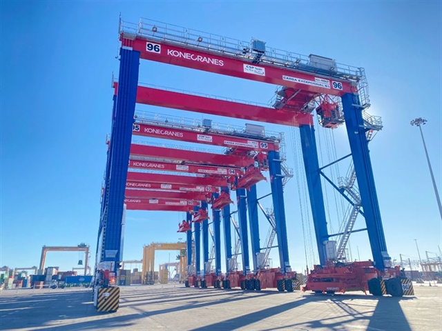 CSP Iberian Valencia Terminal orders hybrid RTG cranes