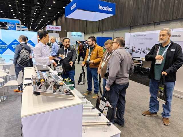 Global manufacturer of advanced conveyor components, WinRoller, takes visitors through their specialty miniature and small motors and conveyor rollers.