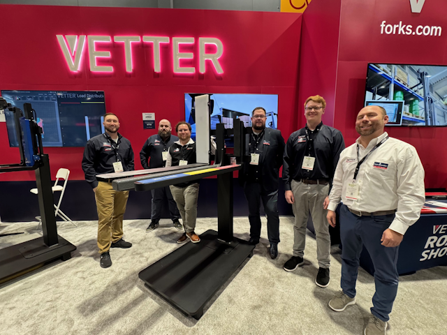 A lovely shot of the VETTER Team, who were on hand to take visitors through their extensive range of forks including their AGVready and SmartFork products.